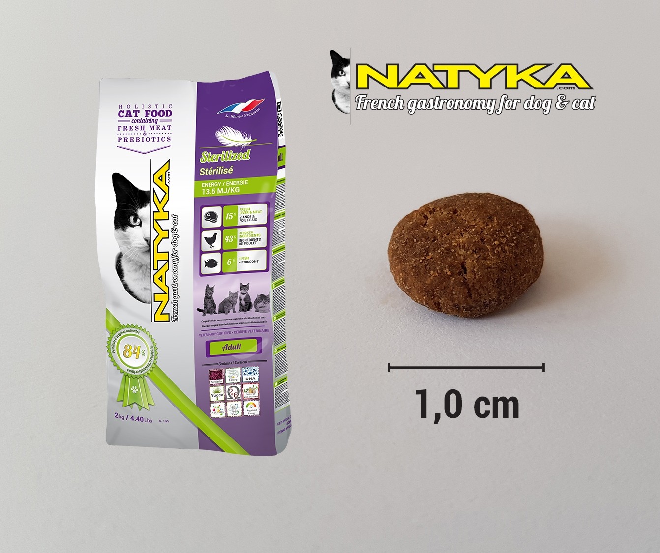 Chat sterilized croquette